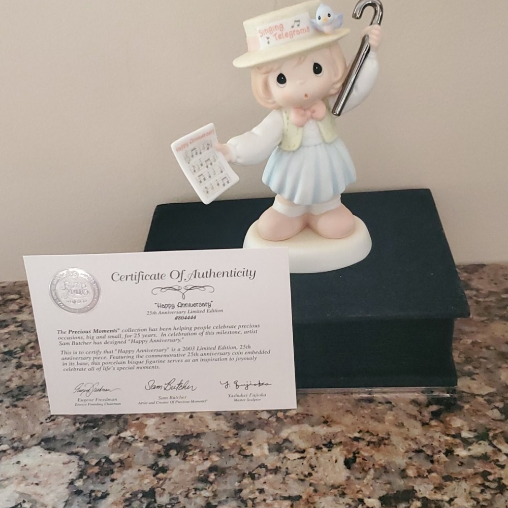 PRECIOUS MOMENTS 25TH ANNIVERSARY LIMITED EDITION